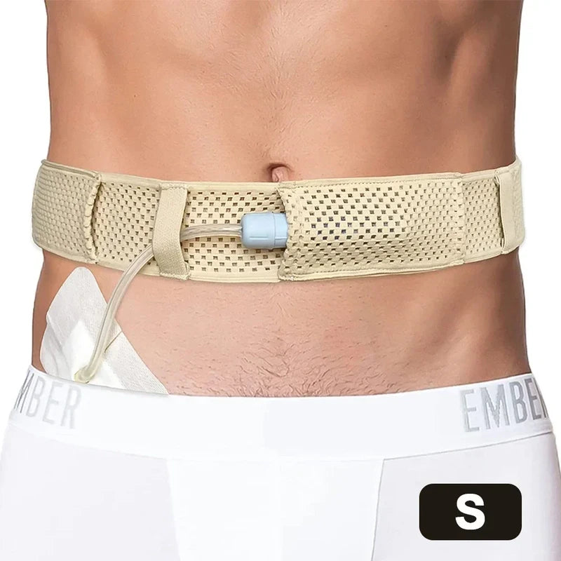 Catheter Protector Adjustable Abdominal Belt, Peritoneal Dialysis Waist Belt, Catheter Fixation Device Back Support