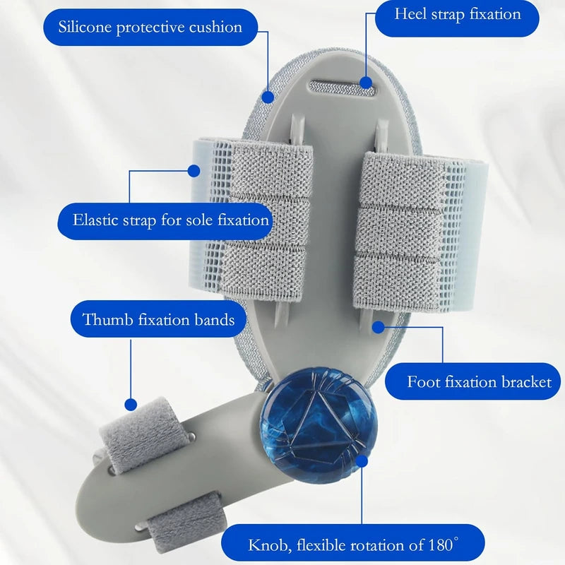 Adjustable Bunion Corrector with Rotating Toe Separator – Unisex Foot Alignment Brace for Hallux Valgus Relief