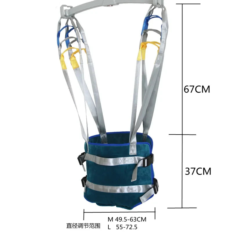 Adjustable Lift Sling Rehabilitation Assistance Belt for Disabled Patients Walking