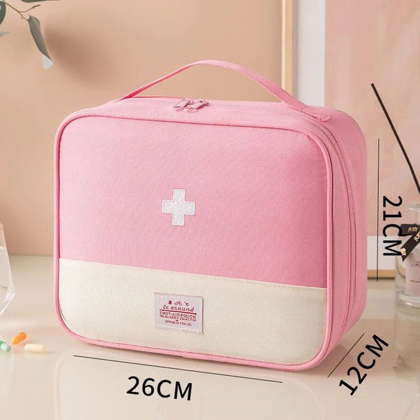 Portable Outdoor First Aid Kit, Medicine Storage Bag Set for Travel & Emergency