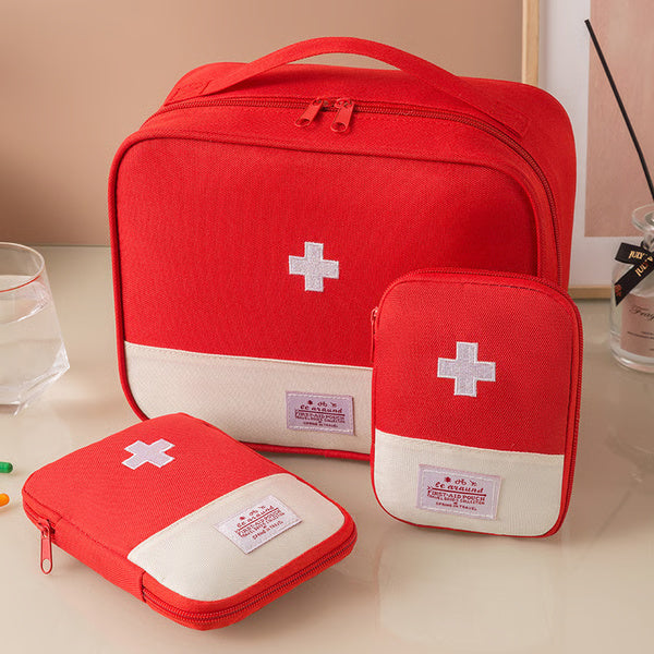 Portable Outdoor First Aid Kit, Medicine Storage Bag Set for Travel & Emergency