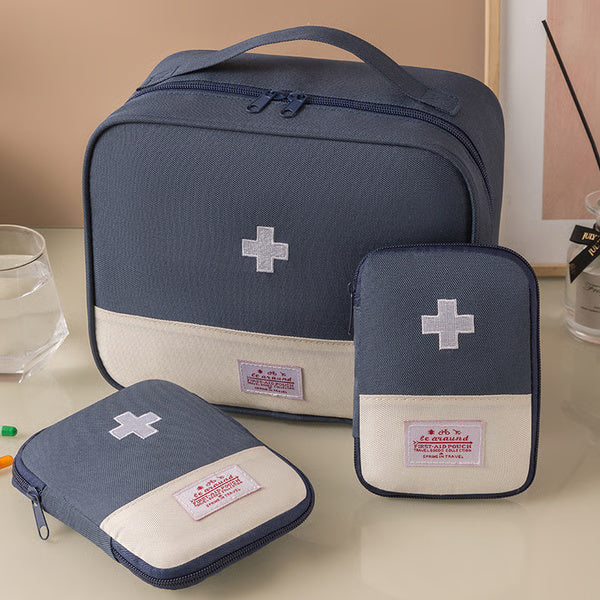 Portable Outdoor First Aid Kit, Medicine Storage Bag Set for Travel & Emergency