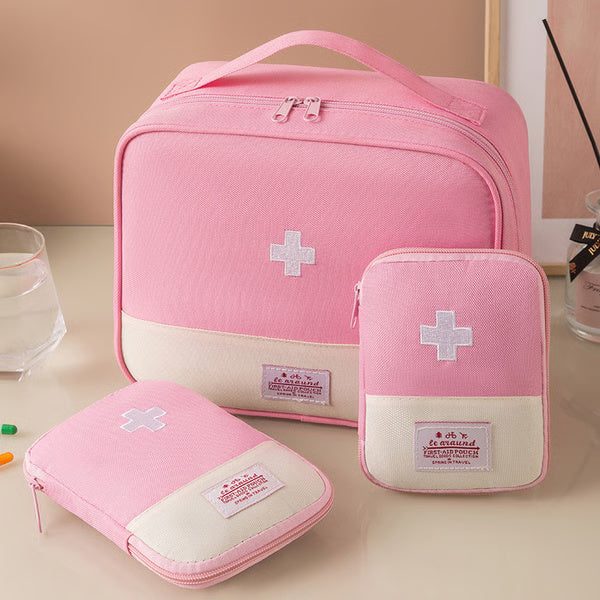 Portable Outdoor First Aid Kit, Medicine Storage Bag Set for Travel & Emergency