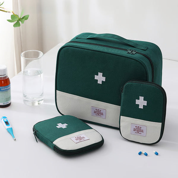 Portable Outdoor First Aid Kit, Medicine Storage Bag Set for Travel & Emergency