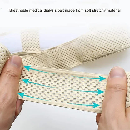 Catheter Protector Adjustable Abdominal Belt, Peritoneal Dialysis Waist Belt, Catheter Fixation Device Back Support