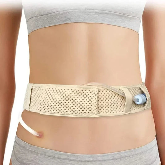 Catheter Protector Adjustable Abdominal Belt, Peritoneal Dialysis Waist Belt, Catheter Fixation Device Back Support