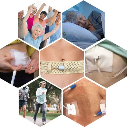 Catheter Protector Adjustable Abdominal Belt, Peritoneal Dialysis Waist Belt, Catheter Fixation Device Back Support