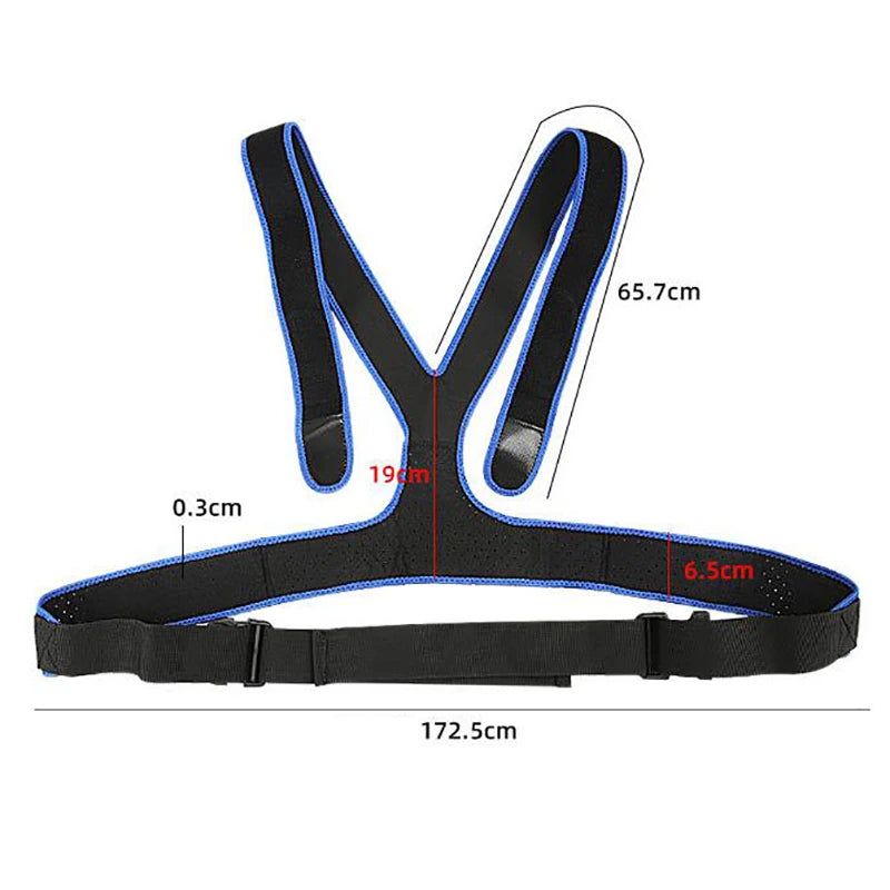 Shoulder Fixing Straps Nursing Band, Wheelchair Safety Seat Belt, Fall Prevention Harness Brace Support Vest for Elderly